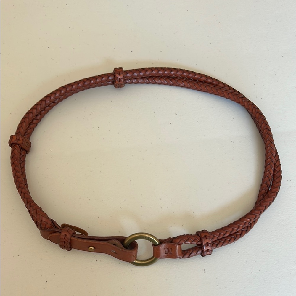NWOT Ralph Lauren  Braided Leather Belt Never worn